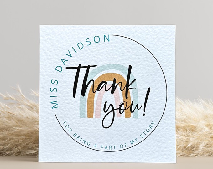 Teacher Thank You Card