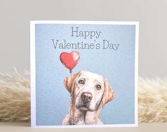Yellow Labrador Love Card