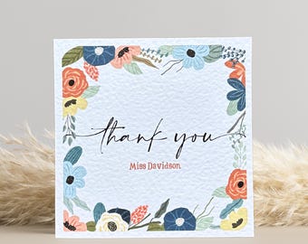 Teacher Thank You Card