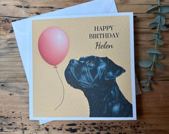 Cane Corso Birthday Card