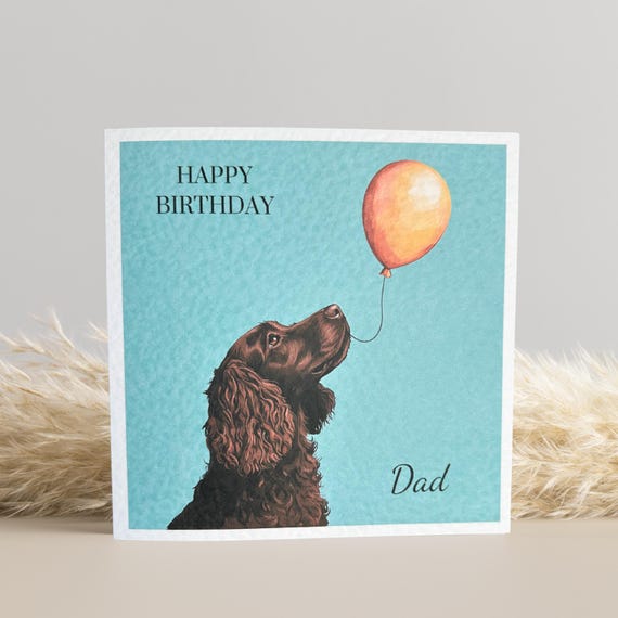 Cocker Spaniel Birthday Card