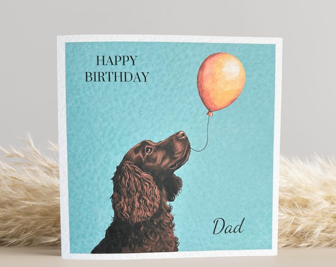 Cocker Spaniel Birthday Card