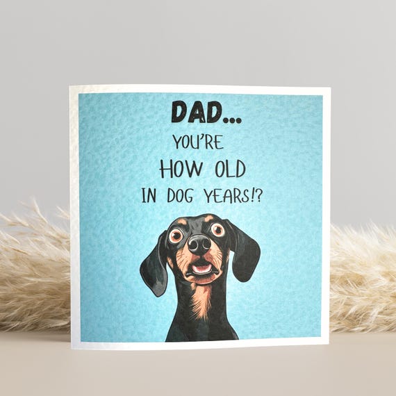 Dachshund Sausage Dog Birthday Card