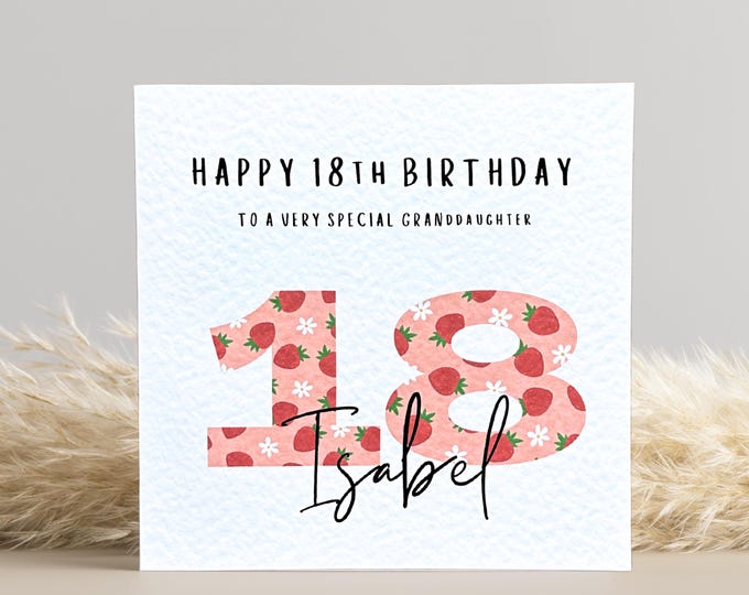 18th Birthday Card
