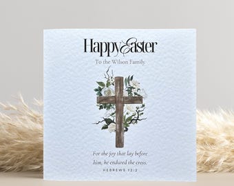 Easter Card for Family: Religious Card