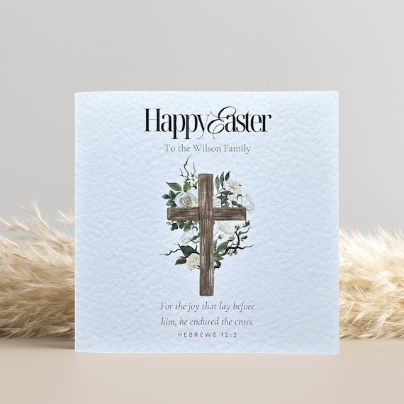 Easter Card for Family: Religious Card