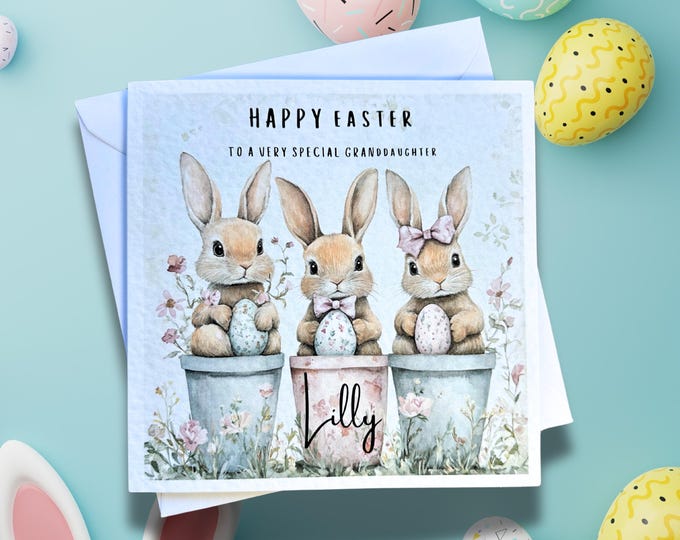 Easter card children, easter card grandchildren, easter granddaughter, grandson, easter card for daughter, easter card for goddaughter.