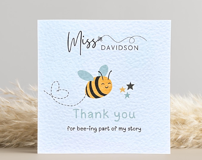 Teacher Thank You Card