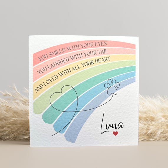 Pet Loss Card, Condolences, Dog pet Loss