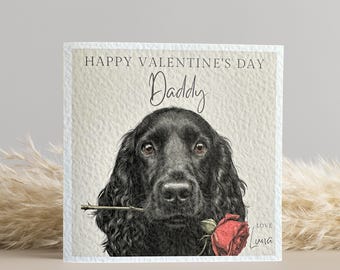 Black Cocker Spaniel Love Card