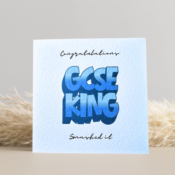 GCSE Congratulations Card: Exam Results Card