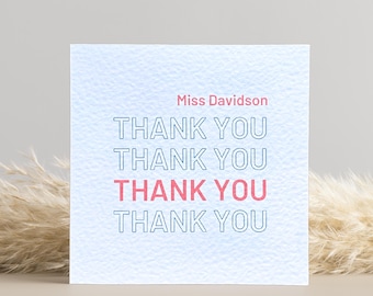 Teacher Thank You Card