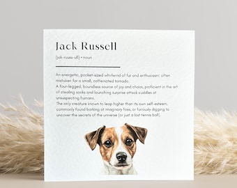 Jack Russell Birthday Card
