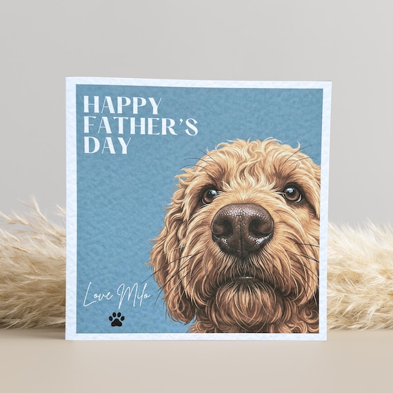 Cockapoo Father's Day Card