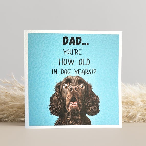 Cocker Spaniel Birthday Card