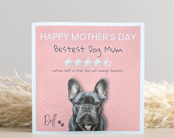 French Bulldog Mothers Day Card