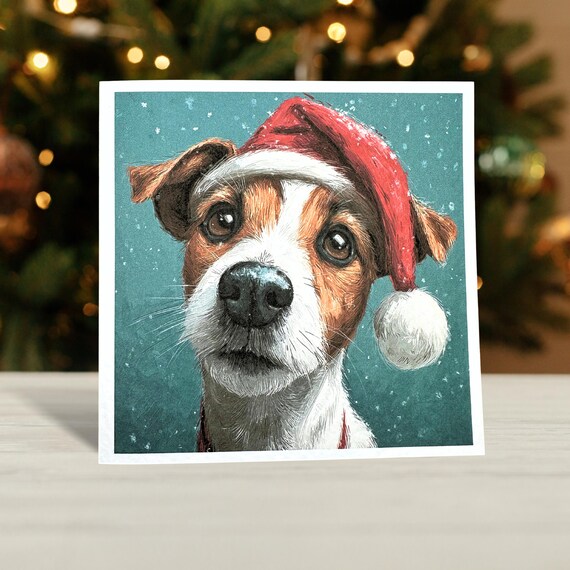 Jack Russell Christmas Card