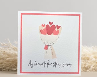 Valentine’s Day Card – Flowers – My Favourite Love Story