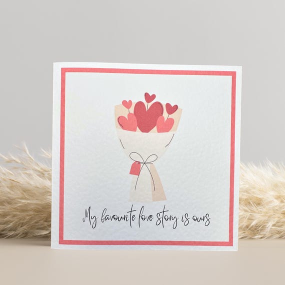 Valentine’s Day Card – Flowers – My Favourite Love Story