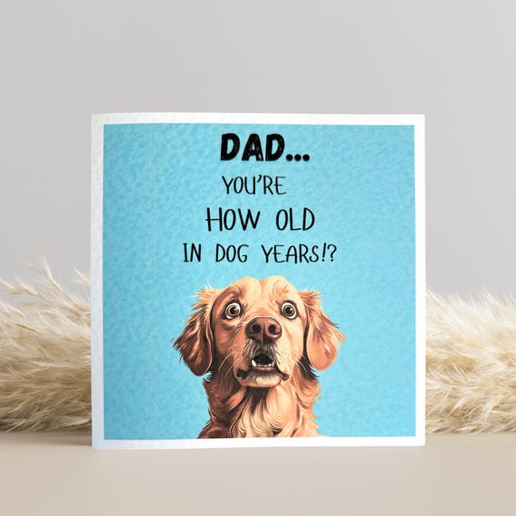 Golden Retriever Birthday Card