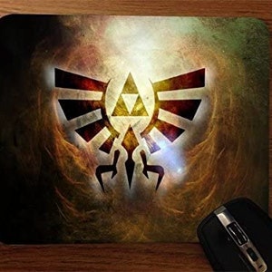 Triforce Symbol Design Muster Druck Desktop Büro Silikon MausPad von Trendy Accessoires
