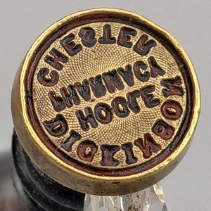 Antique Wax Seal Stamp Dickson Hoole Pharmacy Chester
