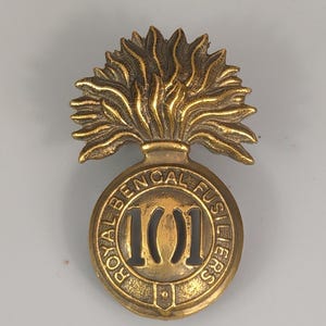 101st Royal Bengal Fusiliers Regiment Of Foot Glengarry badge