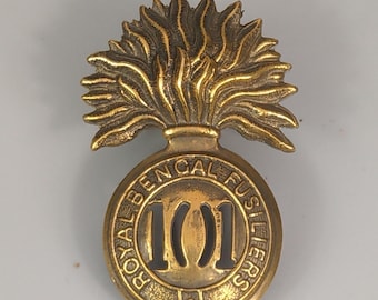 101st Royal Bengal Fusiliers Regiment Of Foot Glengarry badge