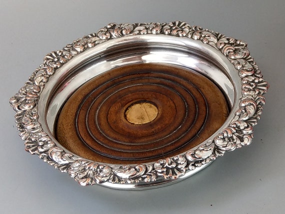 Large silver plated on copper Wine or Champagne b… - image 8