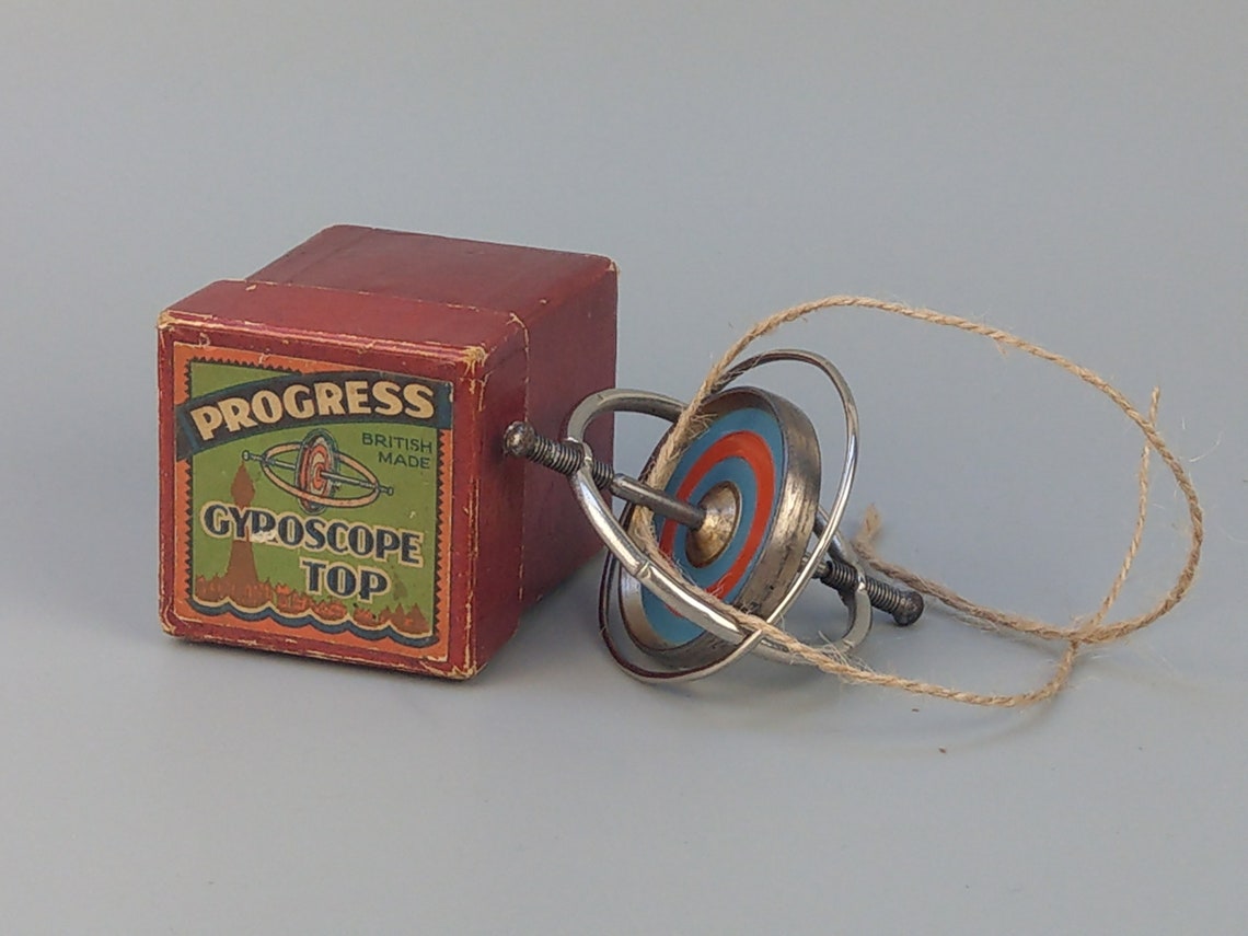 Vintage Toy Progress Gyroscope Toy Boxed Etsy UK