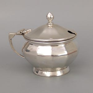 Art Deco Sterling Silver mustard pot by Gorham Manufacturing Co