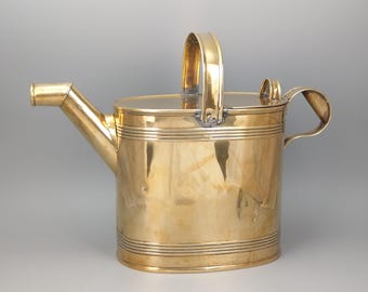 Large Antique Brass Watering Can