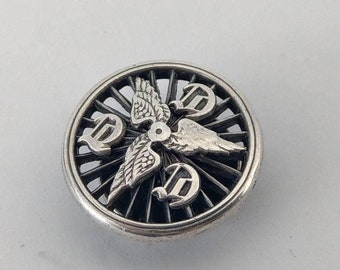 Antique Sterling Silver CTC Cyclist Touring Club Button