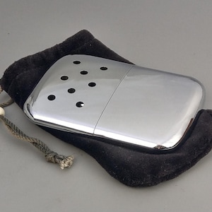 Vintage Zippo Chrome Hand Warmer
