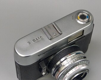 フォクトレンダーVITO-C／LANTHAR50mmf2.8【実写確認済整備品】 フォクトレンダー Vito C CAMERA 35 mm 2.8/50 mm レンズ（オリジナル