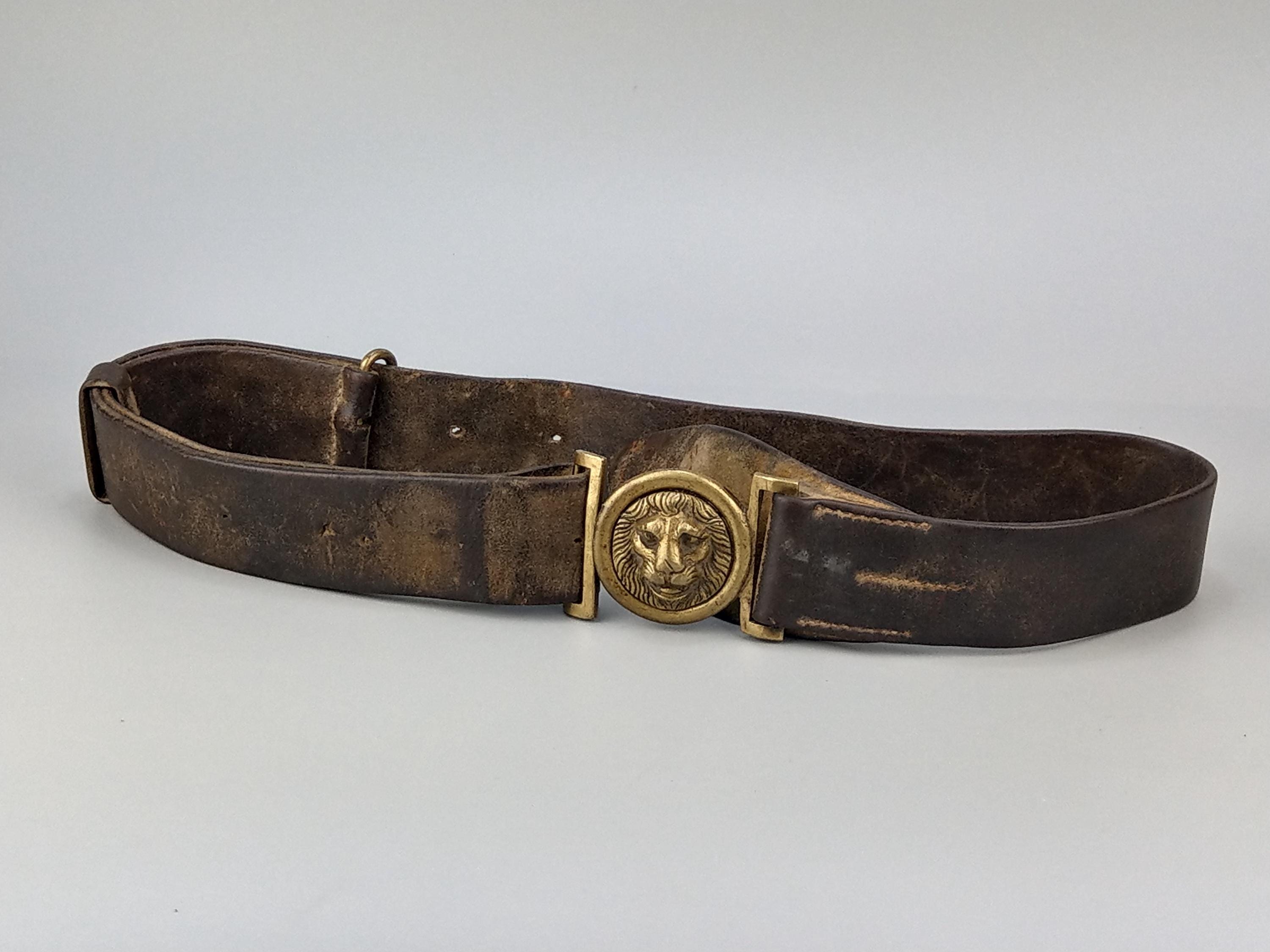 Victorian Military Belt With Lion Mask Hobson & Sons St  display picture 1