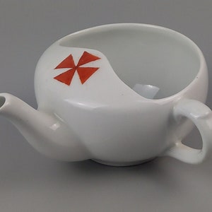 Porcelain Invalid Feeder Cup with Saint George Cross by MAW London