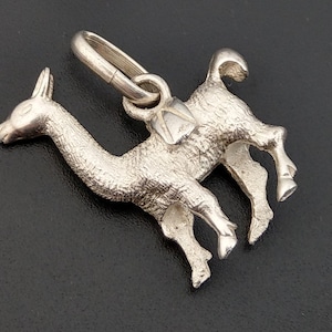 Sterling Silver Llama Pendant or large charm