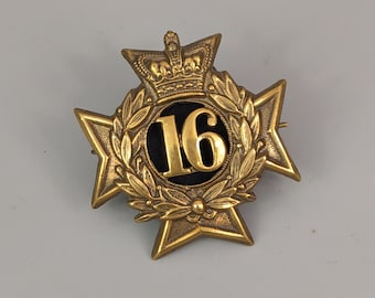 16th Regiment of Foot Bedfordshire Glengarry Cap Badge