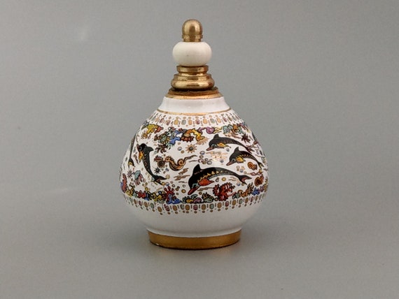 Buy White Vintage Perfume Bottle Ceramic Greece Oil Perfumes Pot