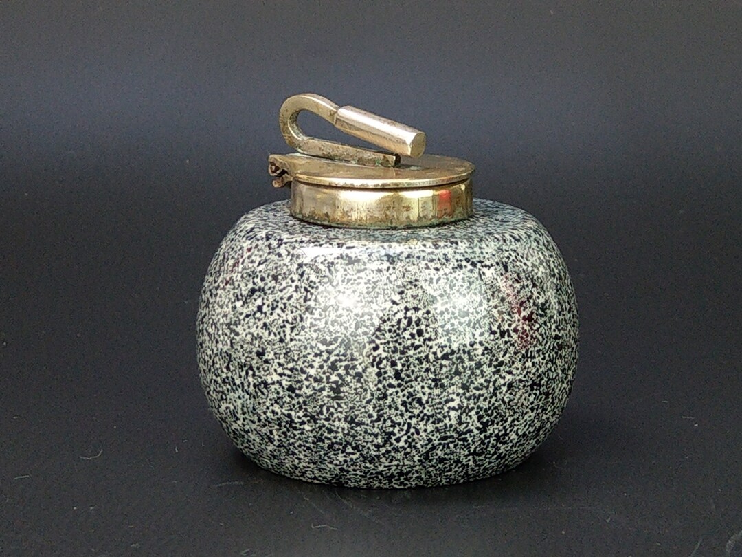 Antique Carling Stone Inkwell - Etsy