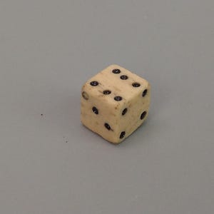 Antique small carved dice c1800
