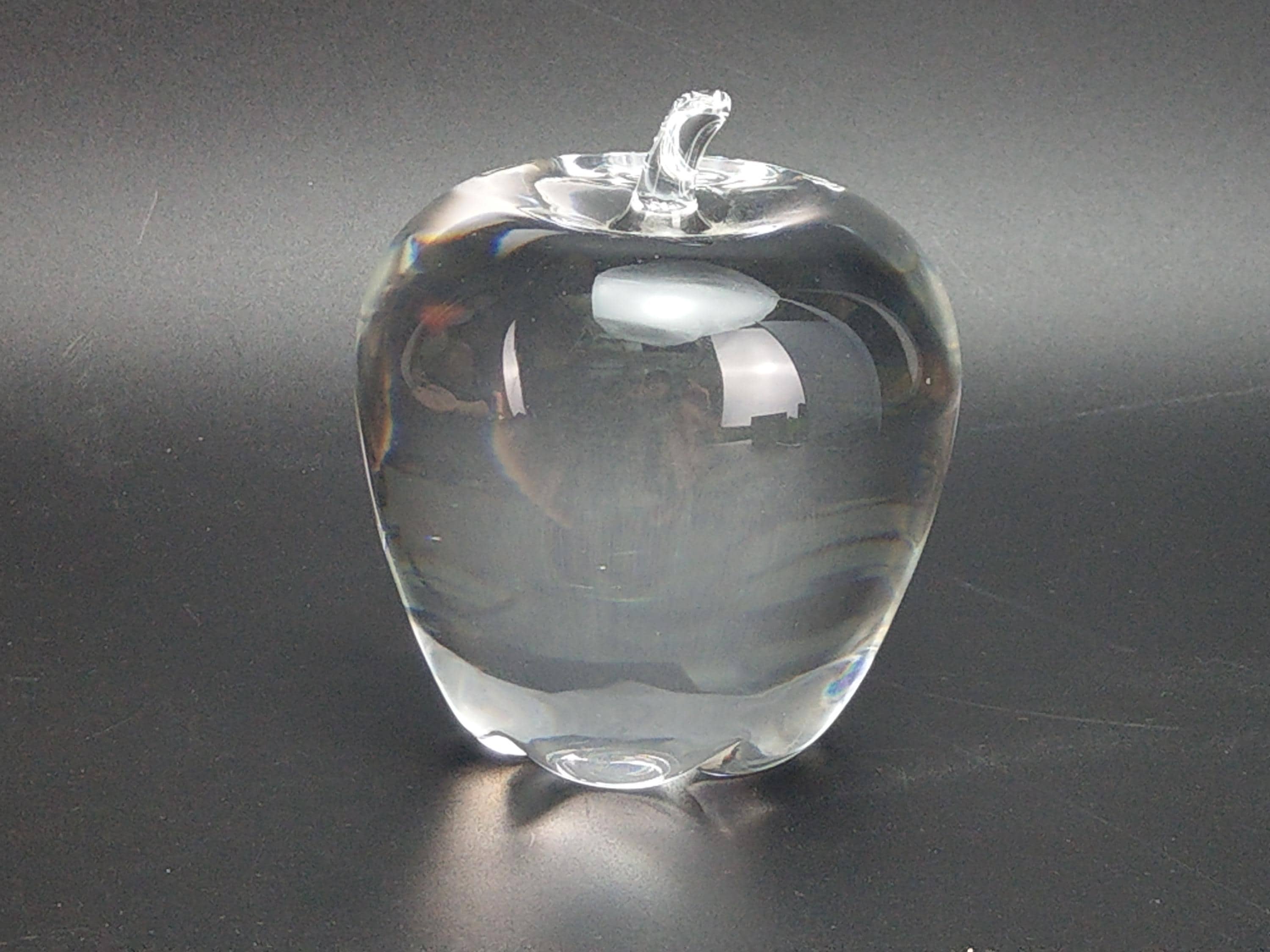 Steuben Glass Apple - Etsy