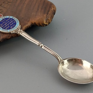Antique Enamelled Spoon Pacific Steam Navigation Coy