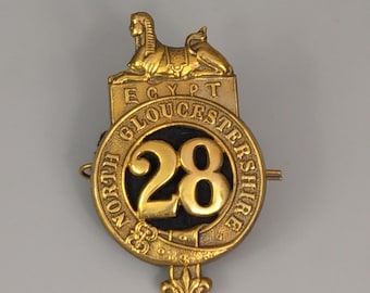 28th North Gloucestershire Regiment of Foot Glengarry Badge Regimental Badge