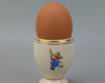Porcelain egg cup with Shepherd