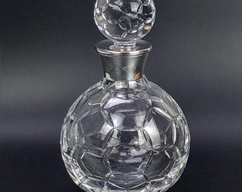 Small Decanter Silver Mounted Swatkins Birmingham