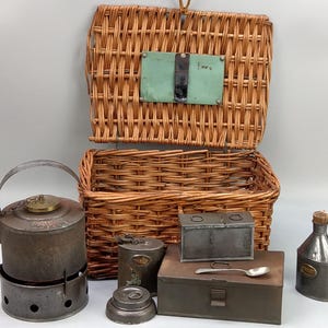 1930s Picnic Basket - Etsy