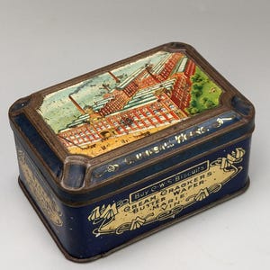 Antique Biscuits Tin Cws Crumpsall Factory Cooperative Wholesale Society