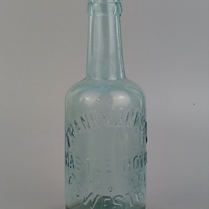Antique soda bottle Frank Jackson Castle hotel Oswestry